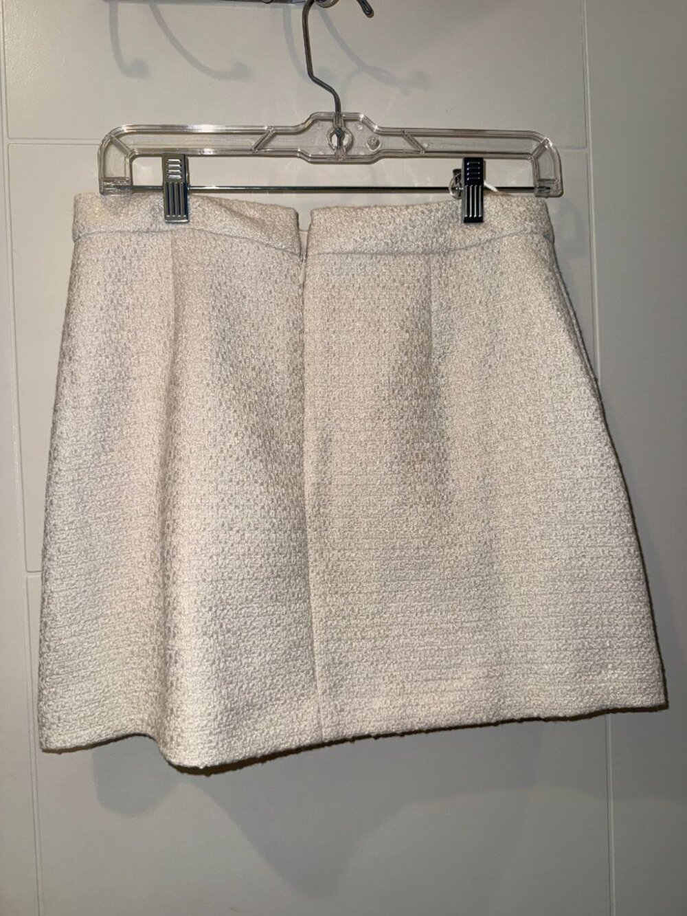 FRENCH CONNECTION 2 Piece Tweed Pearl Buttons Top & Skirt Set Women's Sz 6 NWT - Picture 11 of 15